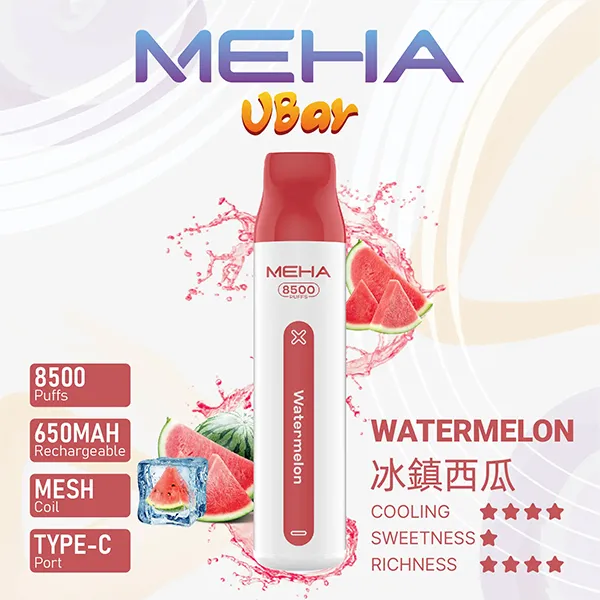 魅嗨一次性/拋棄式電子煙8500口 冰鎮西瓜