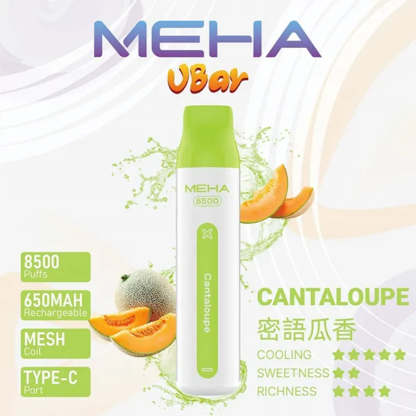 魅嗨一次性/拋棄式電子煙8500口 密語瓜香
